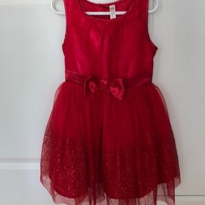 NWOT Girls 6/6x Red Lined Dress ❤️